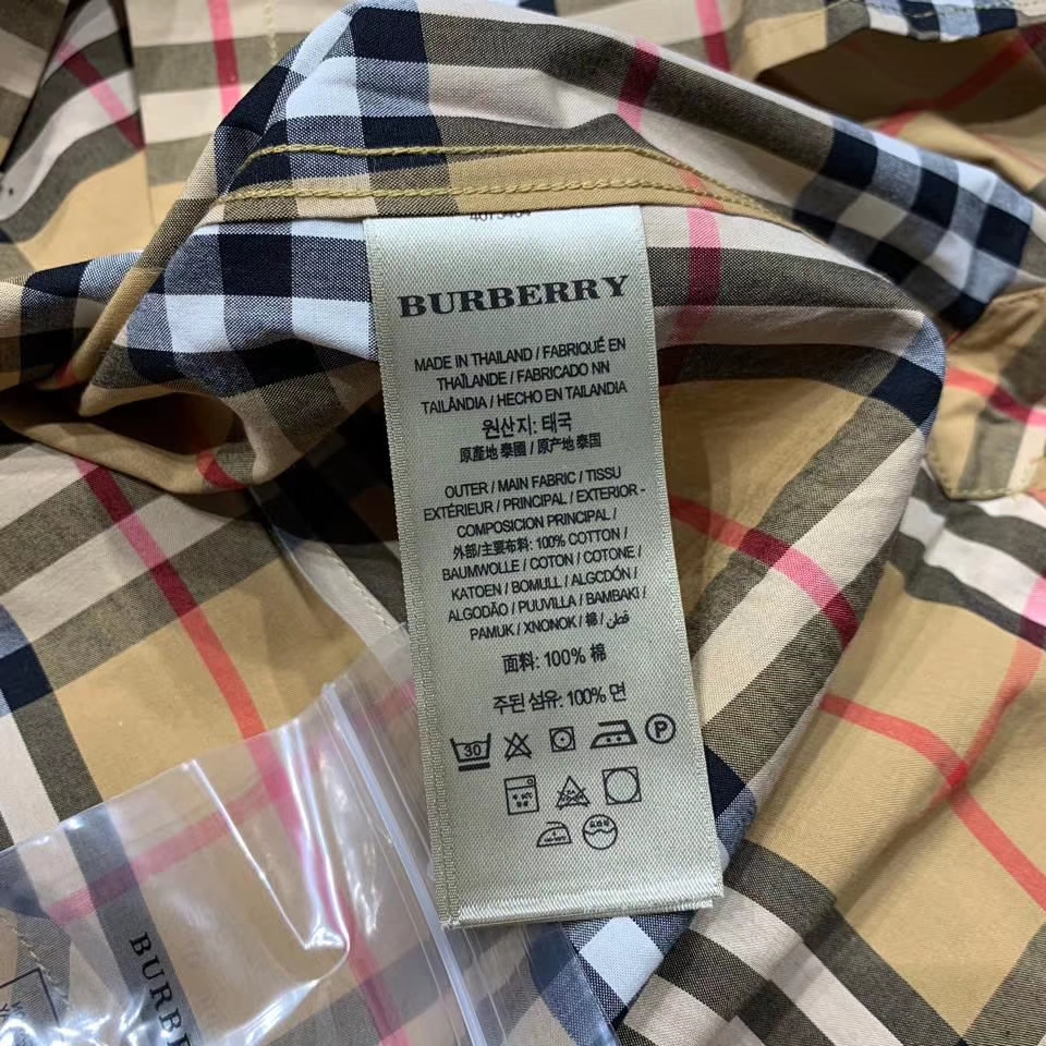 博柏利男士衬衣 原单burberry博柏利原厂衬衣一手货源 厂家直销 一件代发(www.zzx8.com)